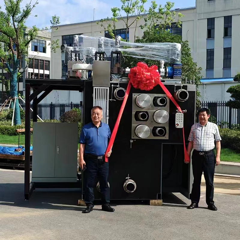 ট্রাই-কম্পোনেন্ট পাইলট মেল্ট স্পিনিং মেশিন